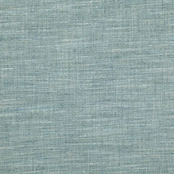 Joelle Fabric - Aqua by blue plain woven fabric from Wemyss