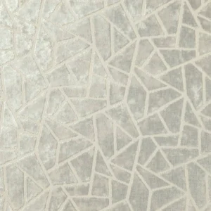 black-grey geometric jacquard fabric from Wemyss