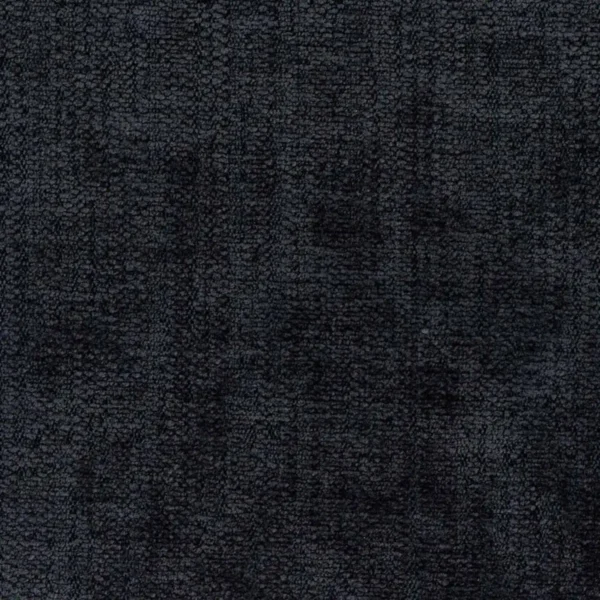 Panaro Fabric - Shingle by black-grey plain velvet-chenille fabric from Wemyss