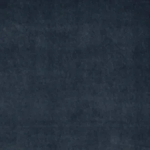blue plain velvet-chenille fabric from Wemyss