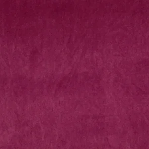 red plain velvet-chenille fabric from Wemyss