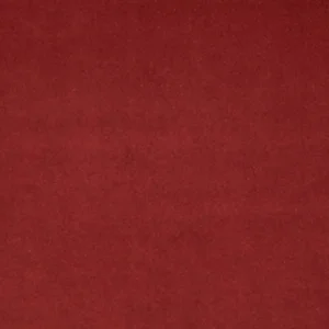red plain velvet-chenille fabric from Wemyss