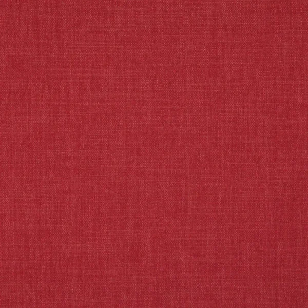 Rye Fabric - Peony by red plain woven fabric from Wemyss