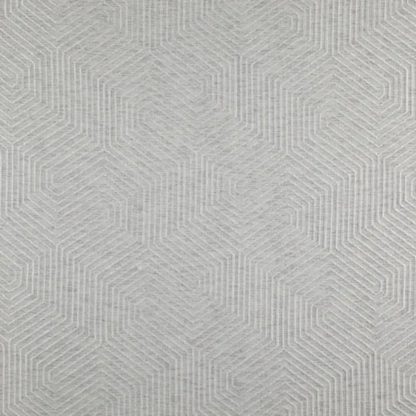 black-grey geometric woven fabric from Wemyss