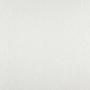 white geometric woven fabric from Wemyss