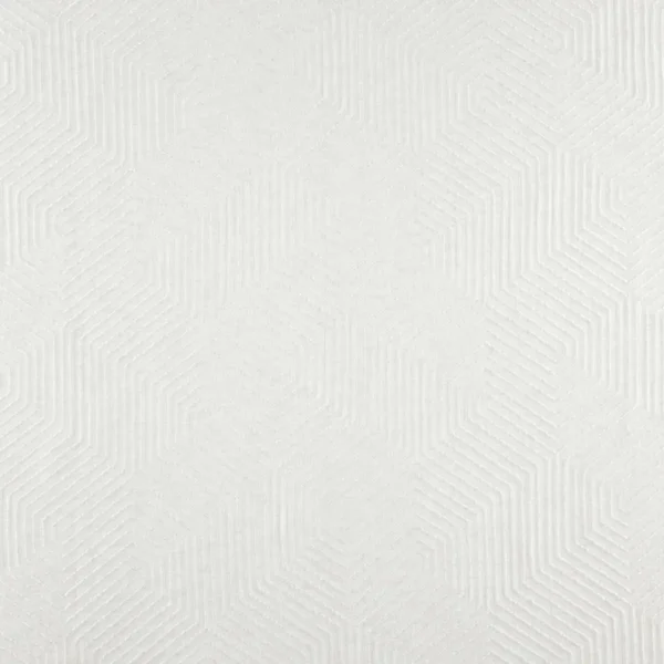 Vesta Fabric - Bone by white geometric woven fabric from Wemyss