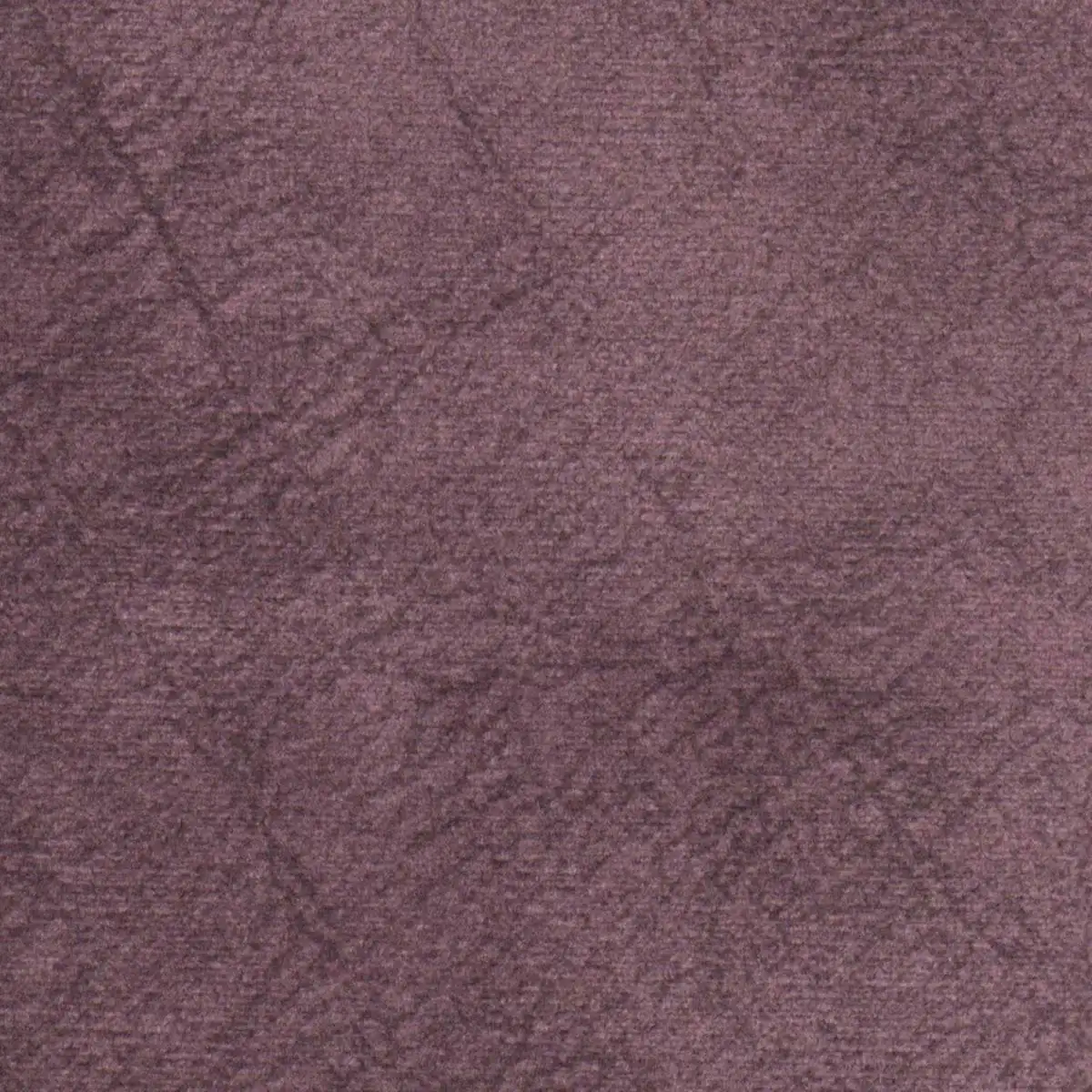 Walbrook Fabric - Aubergine by purple plain velvet-chenille fabric from Wemyss
