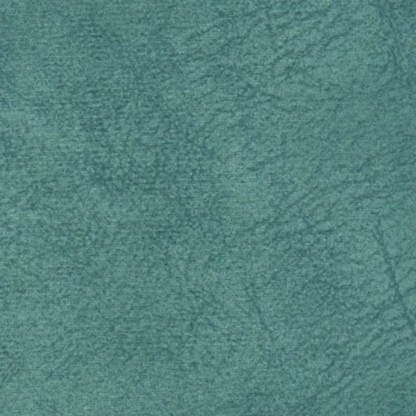Walbrook Fabric - Teal by blue plain velvet-chenille fabric from Wemyss