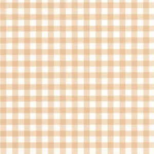 orange checked wallpaper from casadeco