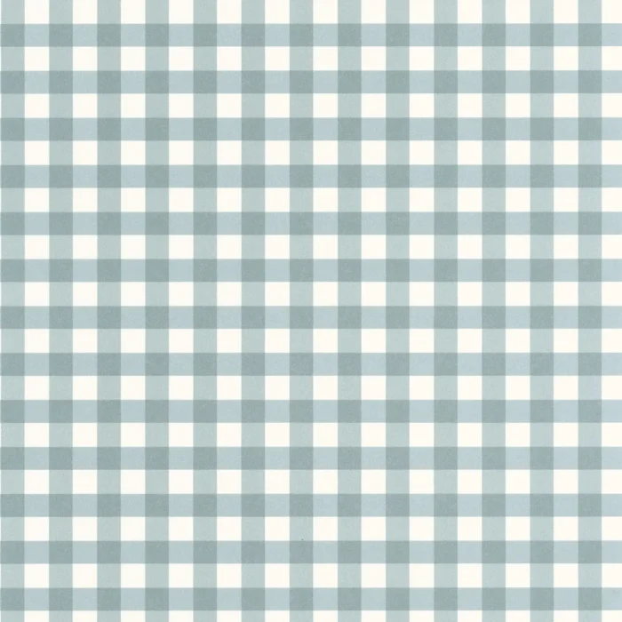 Vichy Wallpaper - Bleu Orage swatch