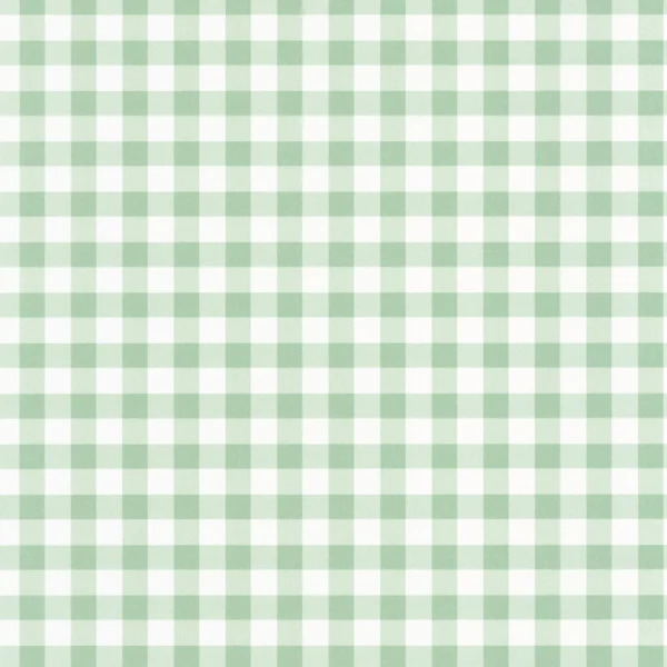 Vichy Wallpaper - Vert Céladon by green checked wallpaper from casadeco