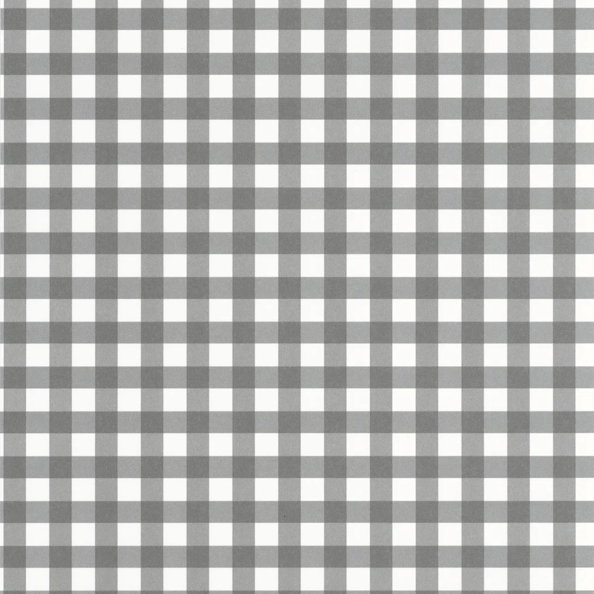 Vichy Wallpaper - Anthracite by black-grey checked wallpaper from casadeco