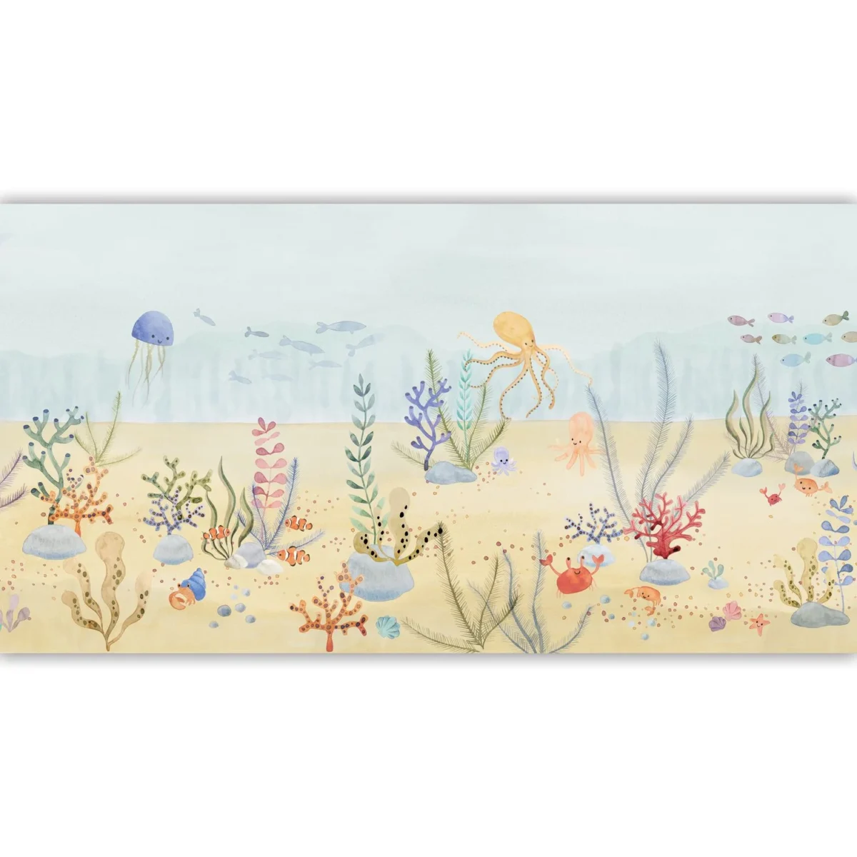 multicolour children's wallpaper from casadeco