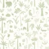 green children's wallpaper from casadeco