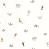 black-grey animal wallpaper from casadeco