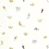 green animal wallpaper from casadeco