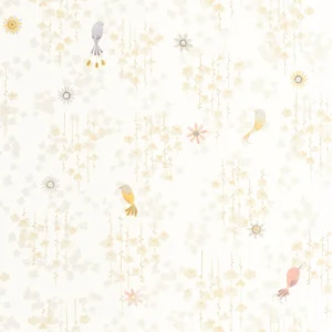 yellow children's wallpaper from casadeco