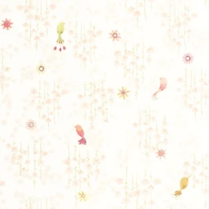 orange children's wallpaper from casadeco