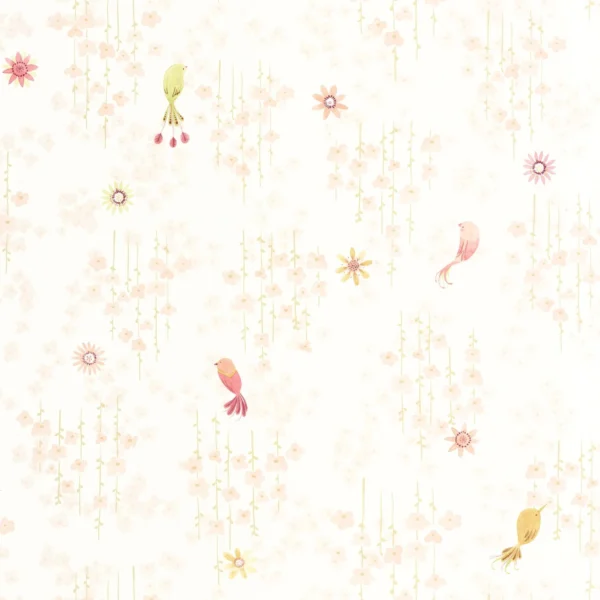 orange children's wallpaper from casadeco