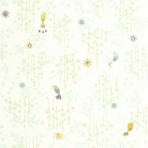 green children's wallpaper from casadeco
