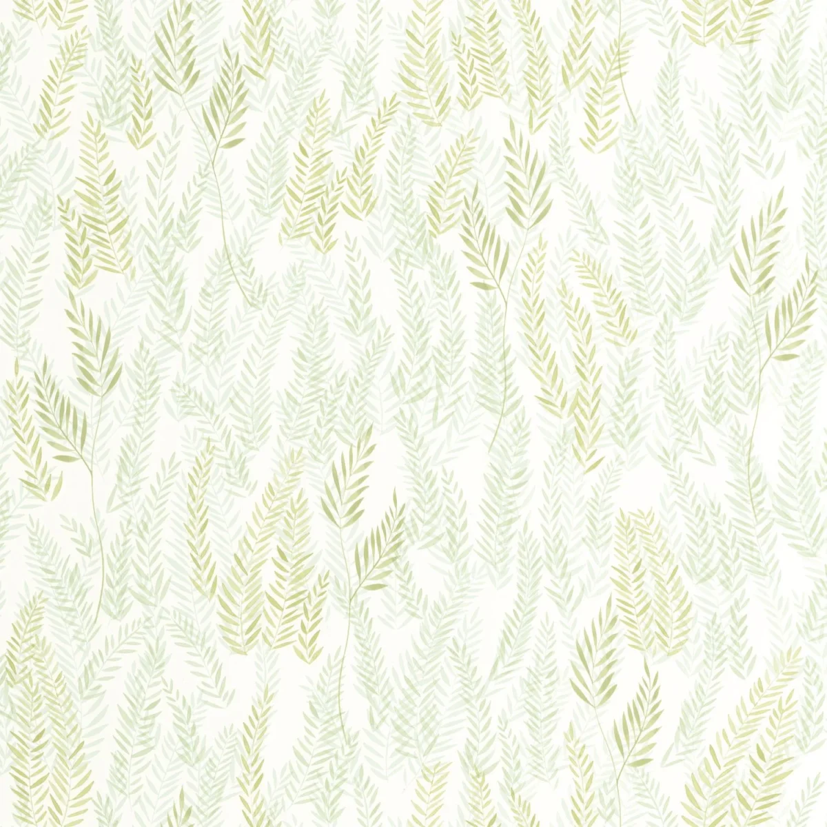 green botanical wallpaper from casadeco