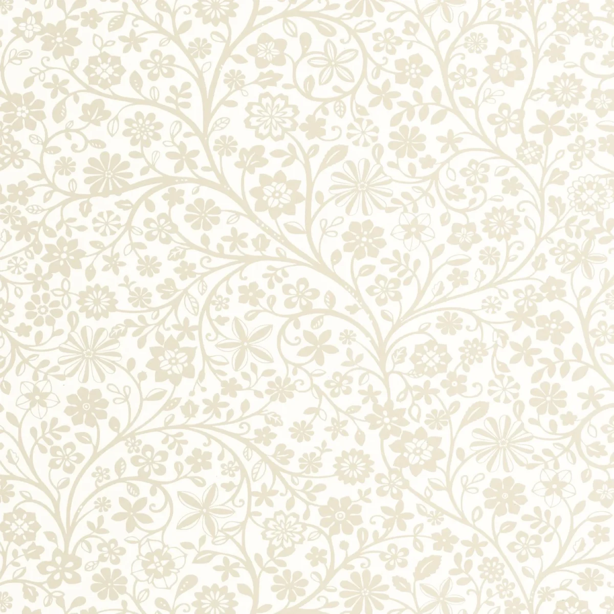 neutral botanical wallpaper from casadeco
