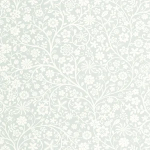 blue botanical wallpaper from casadeco