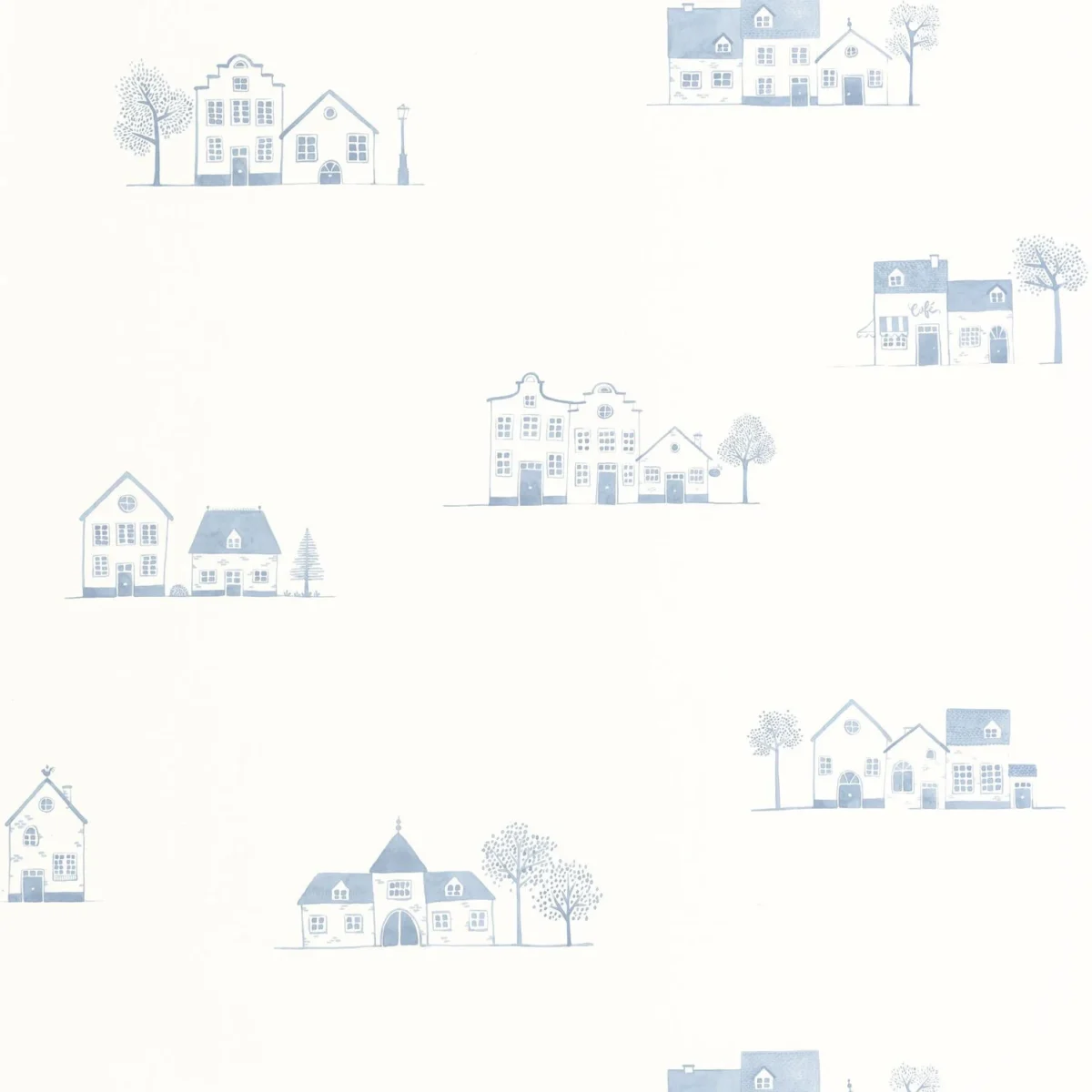 blue children's wallpaper from casadeco