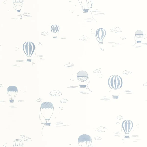 blue children's wallpaper from casadeco