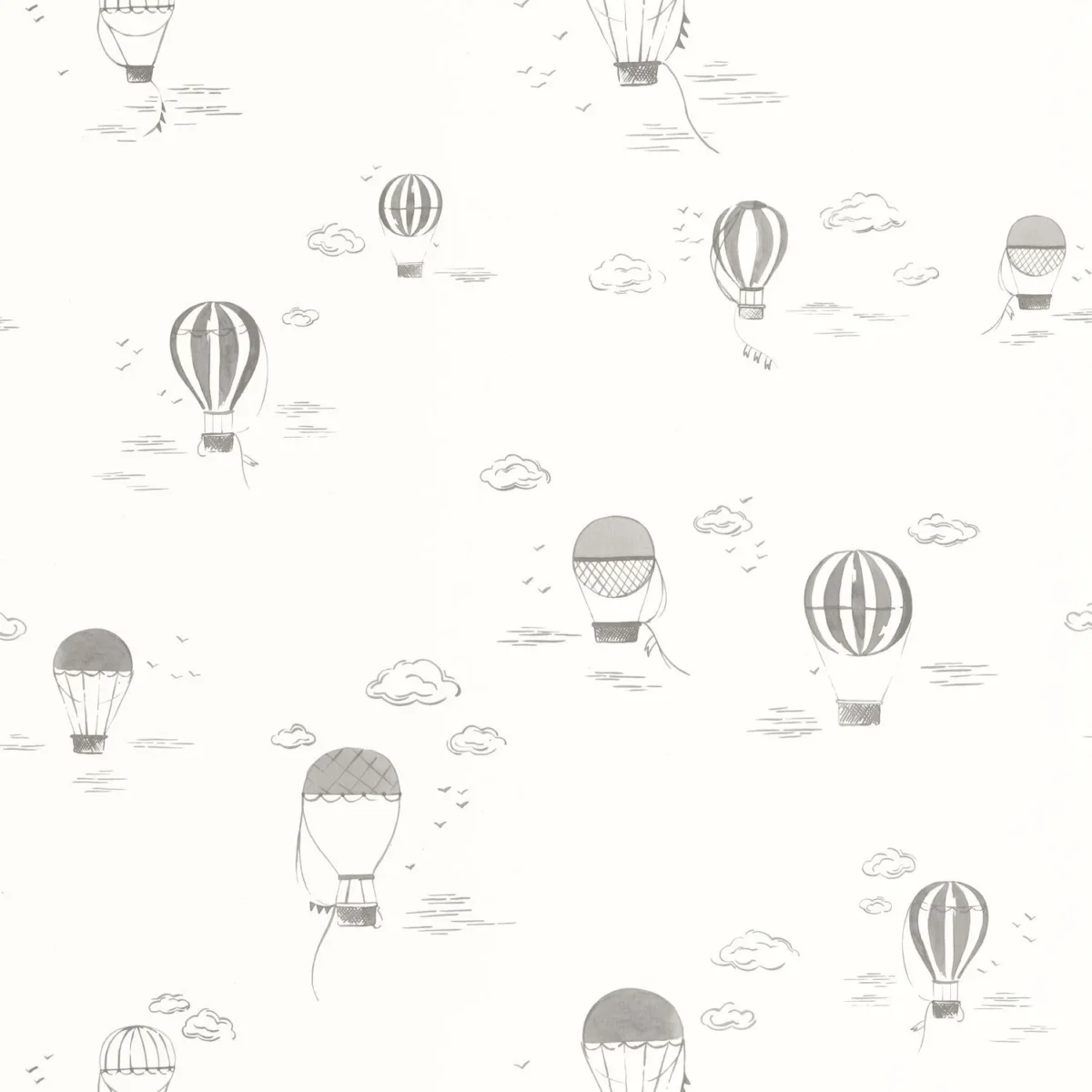 black-grey children's wallpaper from casadeco