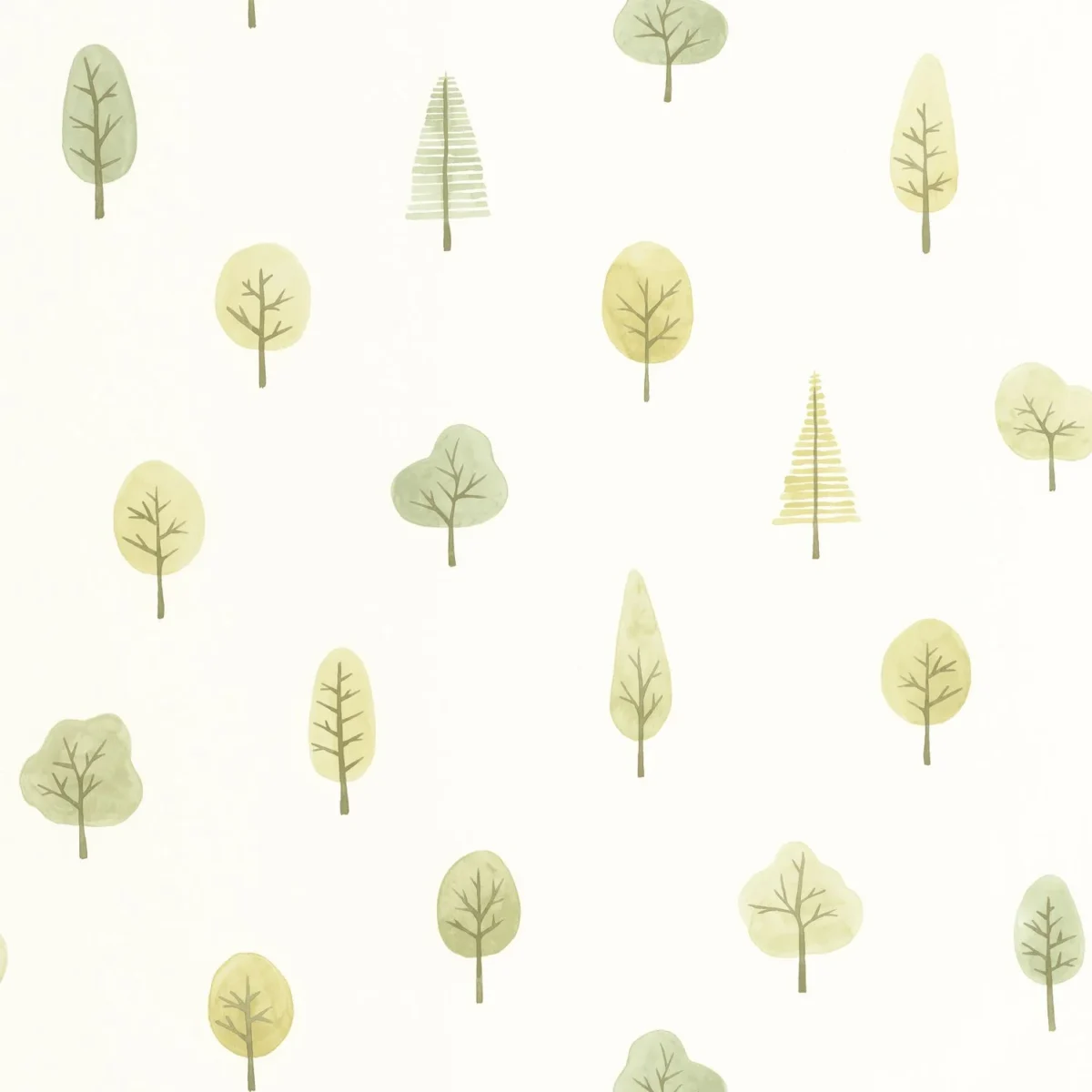 green children's wallpaper from casadeco