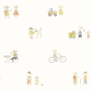 multicolour children's wallpaper from casadeco