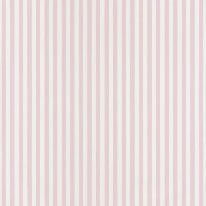 My Little World Rayure Wallpaper - Rose swatch