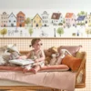 multicolour children's wallpaper