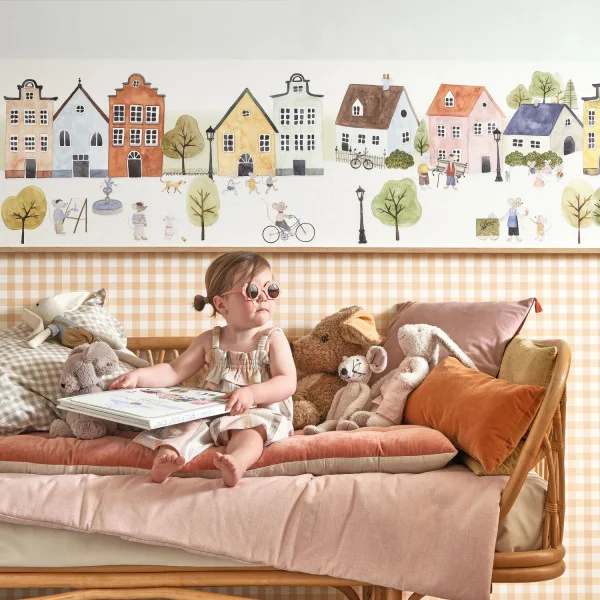 Mainstreet Border - Multico by multicolour children's wallpaper