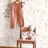 orange children's wallpaper
