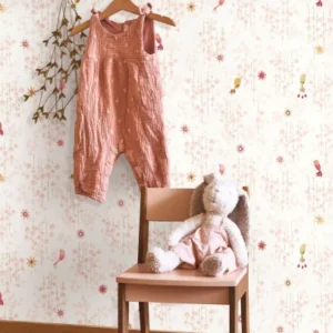 orange children's wallpaper