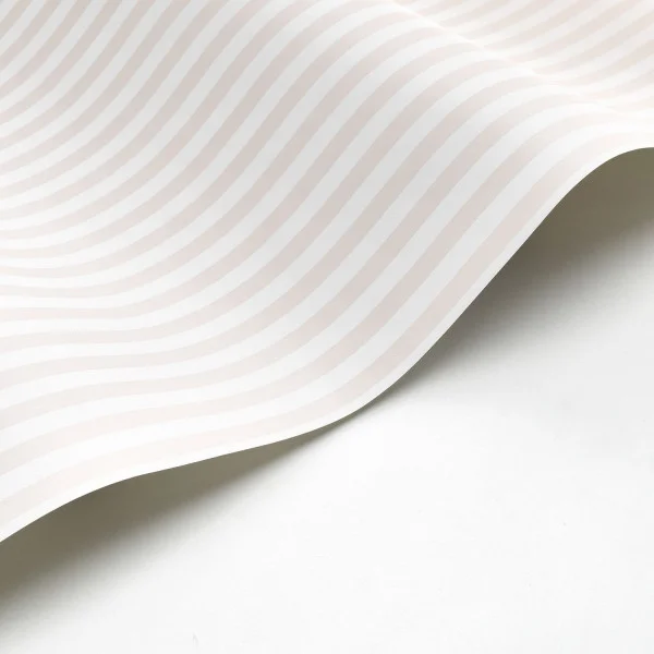 My Little World Rayure Wallpaper - Beige by neutral striped wallpaper