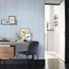 blue striped wallpaper