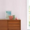 pink striped wallpaper