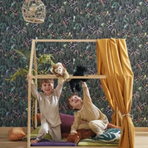 purple children's wallpaper