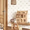 brown children's wallpaper