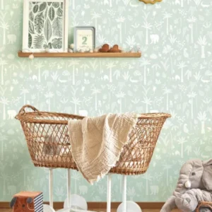 green children's wallpaper