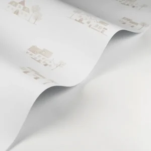 neutral children's wallpaper