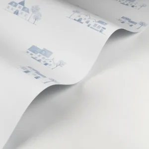 blue children's wallpaper