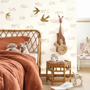 red children's wallpaper