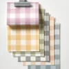 yellow checked wallpaper