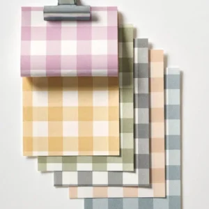 yellow checked wallpaper