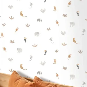 black-grey children's wallpaper
