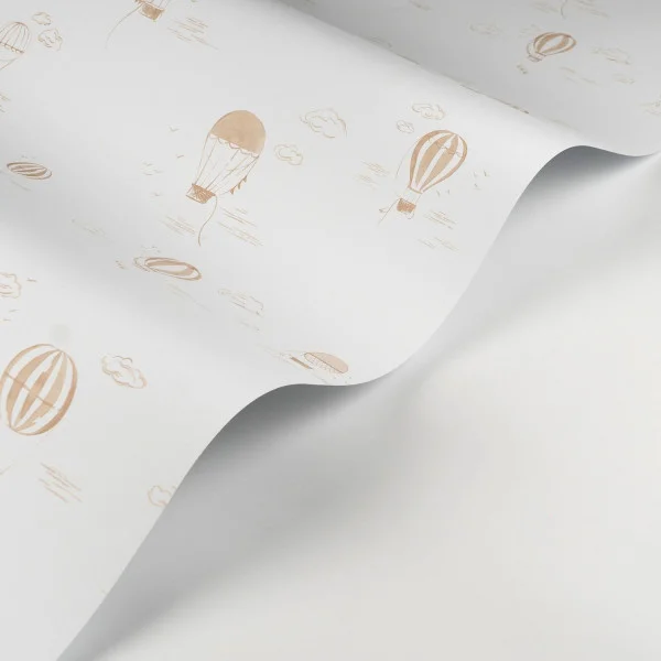 Balloons In The Clouds Wallpaper - Camel by yellow children's wallpaper